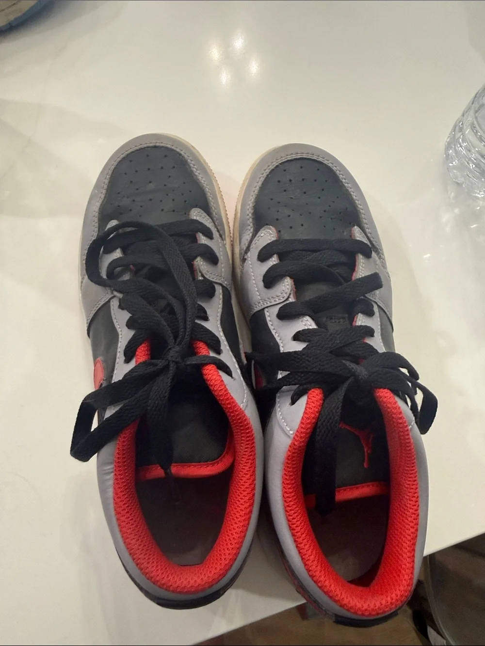 Nike Kids Sneakers in Black, Gray and Red